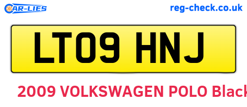 LT09HNJ are the vehicle registration plates.