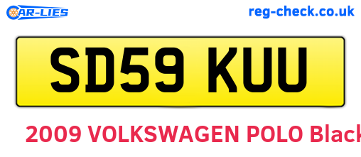 SD59KUU are the vehicle registration plates.
