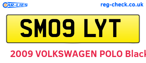 SM09LYT are the vehicle registration plates.