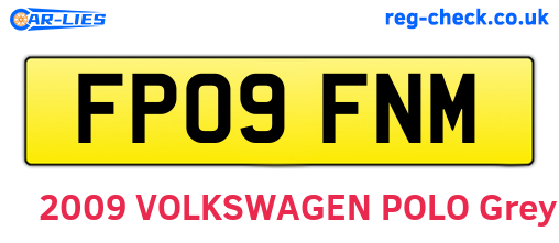 FP09FNM are the vehicle registration plates.
