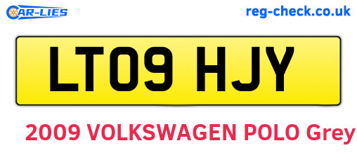 LT09HJY are the vehicle registration plates.