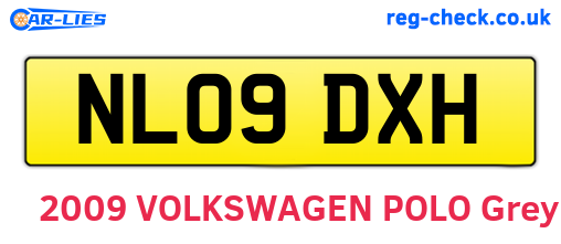 NL09DXH are the vehicle registration plates.