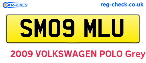 SM09MLU are the vehicle registration plates.