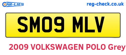 SM09MLV are the vehicle registration plates.