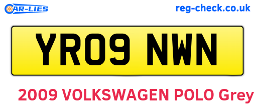 YR09NWN are the vehicle registration plates.