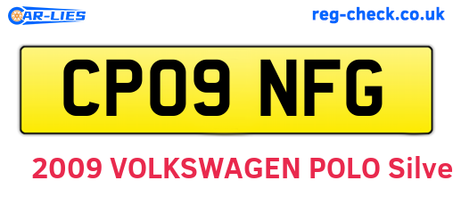 CP09NFG are the vehicle registration plates.