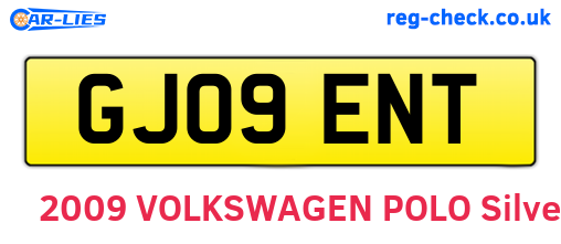 GJ09ENT are the vehicle registration plates.