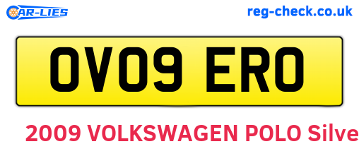 OV09ERO are the vehicle registration plates.