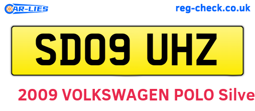 SD09UHZ are the vehicle registration plates.