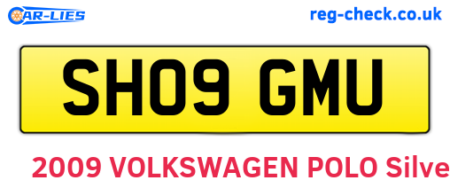 SH09GMU are the vehicle registration plates.