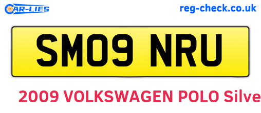 SM09NRU are the vehicle registration plates.
