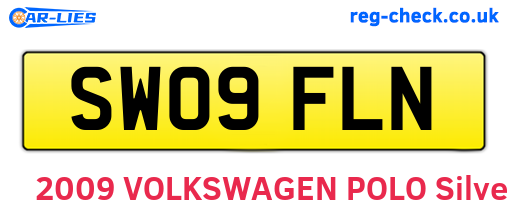 SW09FLN are the vehicle registration plates.