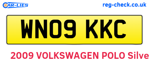 WN09KKC are the vehicle registration plates.
