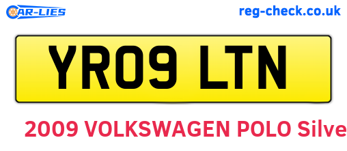 YR09LTN are the vehicle registration plates.