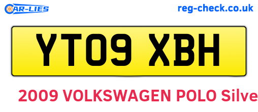 YT09XBH are the vehicle registration plates.