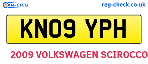 KN09YPH are the vehicle registration plates.