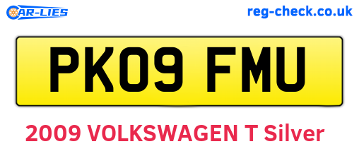 PK09FMU are the vehicle registration plates.