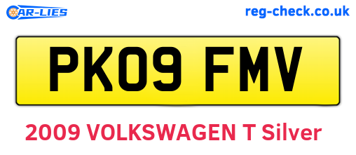 PK09FMV are the vehicle registration plates.