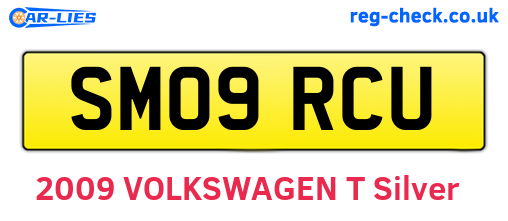 SM09RCU are the vehicle registration plates.