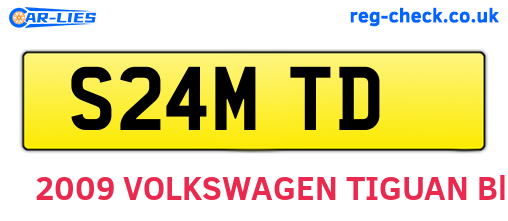 S24MTD are the vehicle registration plates.