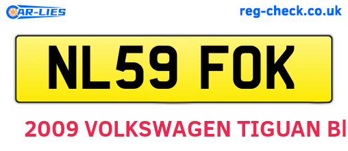 NL59FOK are the vehicle registration plates.