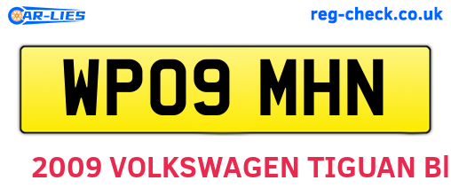 WP09MHN are the vehicle registration plates.