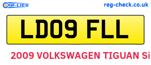 LD09FLL are the vehicle registration plates.
