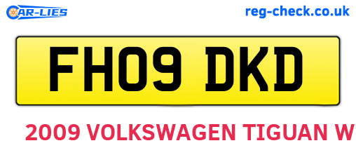 FH09DKD are the vehicle registration plates.