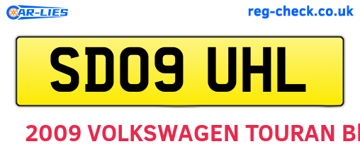 SD09UHL are the vehicle registration plates.