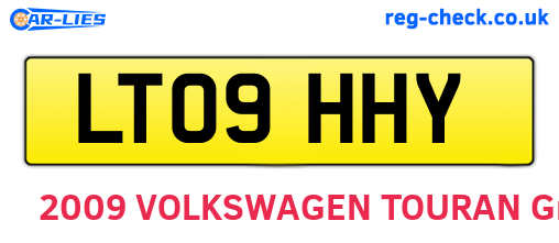 LT09HHY are the vehicle registration plates.