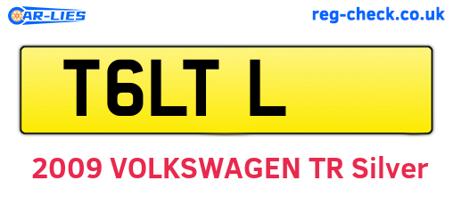 T6LTL are the vehicle registration plates.