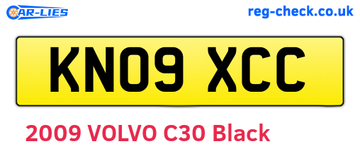 KN09XCC are the vehicle registration plates.