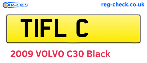 T1FLC are the vehicle registration plates.
