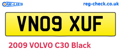 VN09XUF are the vehicle registration plates.