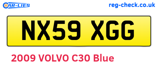 NX59XGG are the vehicle registration plates.