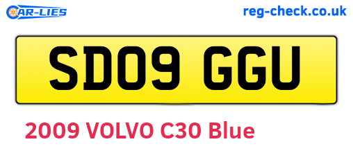 SD09GGU are the vehicle registration plates.
