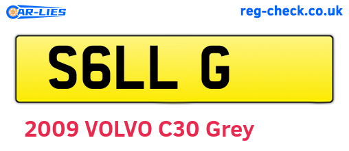 S6LLG are the vehicle registration plates.