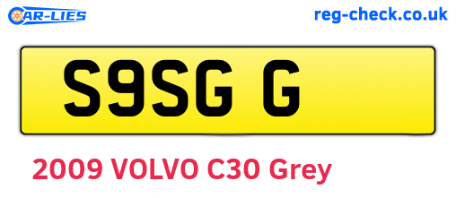S9SGG are the vehicle registration plates.