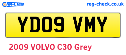 YD09VMY are the vehicle registration plates.