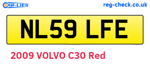 NL59LFE are the vehicle registration plates.