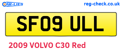 SF09ULL are the vehicle registration plates.