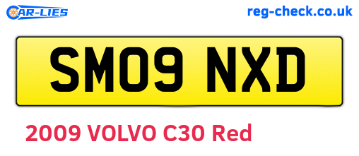 SM09NXD are the vehicle registration plates.