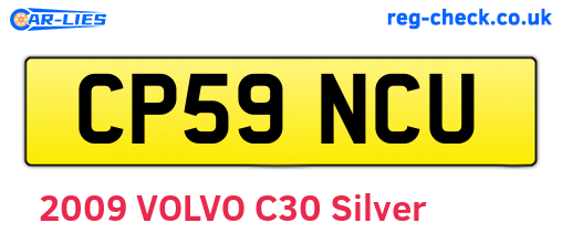 CP59NCU are the vehicle registration plates.