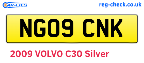 NG09CNK are the vehicle registration plates.
