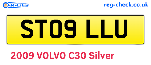 ST09LLU are the vehicle registration plates.