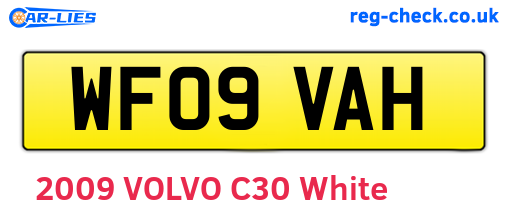 WF09VAH are the vehicle registration plates.