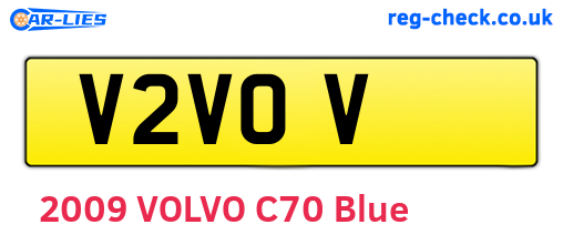 V2VOV are the vehicle registration plates.