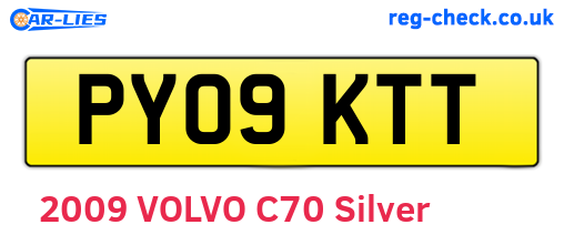 PY09KTT are the vehicle registration plates.