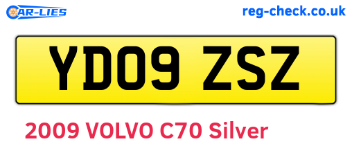 YD09ZSZ are the vehicle registration plates.