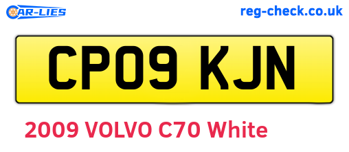CP09KJN are the vehicle registration plates.